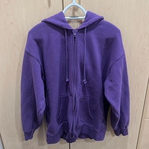 TNA Cozy Fleece Boyfriend Zip Hoodie and Cozy Fleece Boyfriend Sweatpant